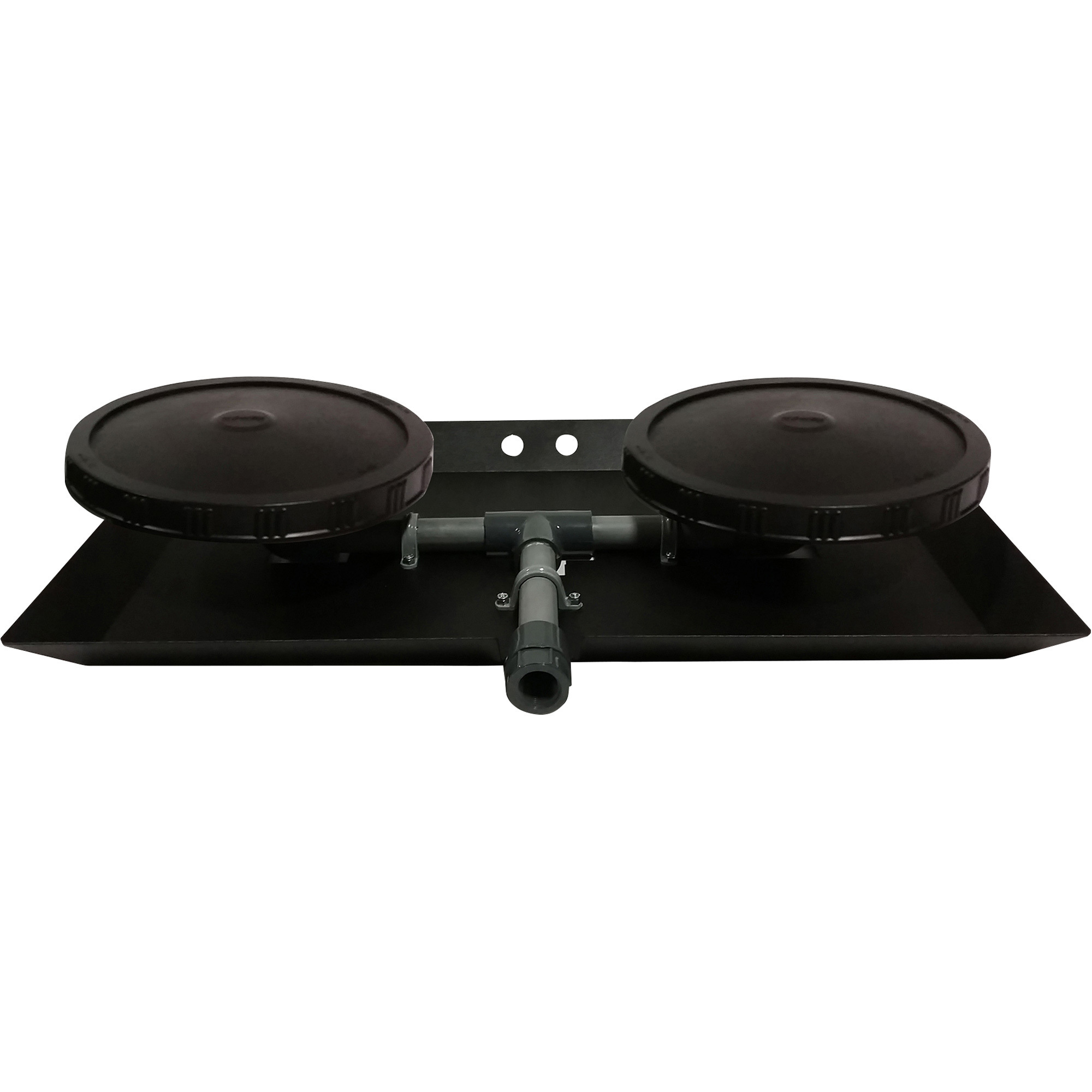 Outdoor Water Solutions Rubber Membrane Dual-Disc Diffuser with Steel Base, 28in. x 17in. x 5in., Model# ARS0391